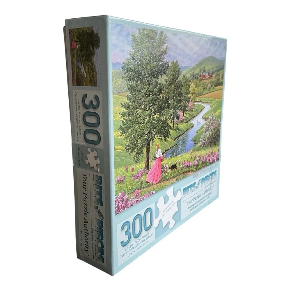 300 Piece Puzzle Bits and Pieces Flight of Fancy Complete Pre-Owned Jigsaw